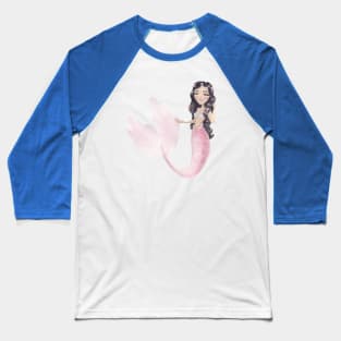 Starfish Mermaid 1 Baseball T-Shirt
